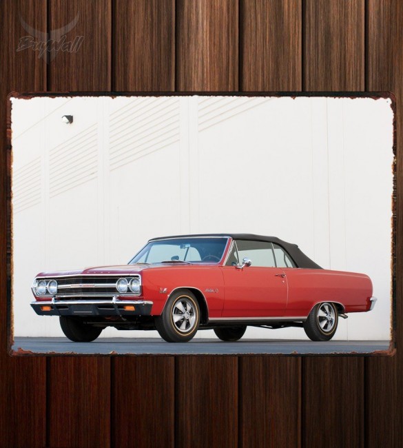 Металлическая табличка Chevrolet Chevelle Malibu SS 396 PRO Z-16 Convertible Металлическая табличка Chevrolet Chevelle Malibu SS 396 PRO Z-16 Convertible